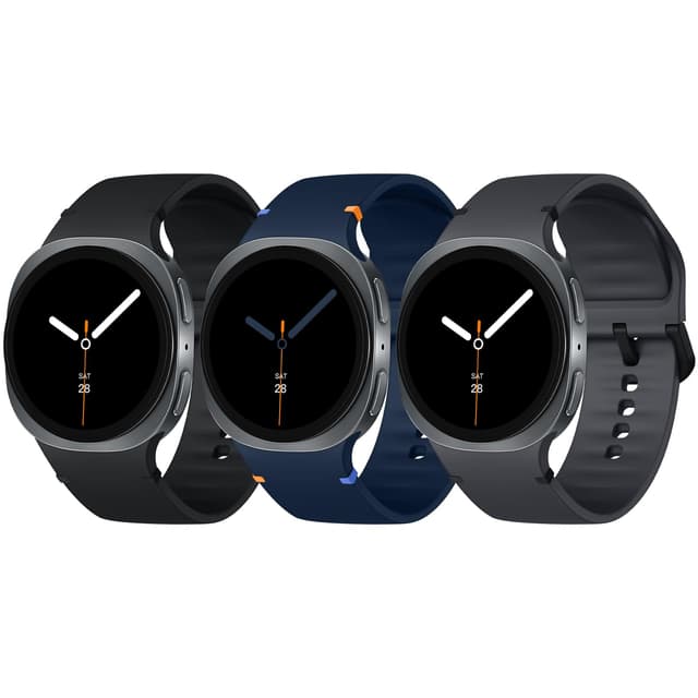 Acextro 3 Pack Sport Bands Compatible with Samsung Galaxy Watch 8/8 Classic Band 40mm 44mm 46mm (2025) - No Gap Silicone Soft Waterproof Galaxy 8 Strap for Men Women