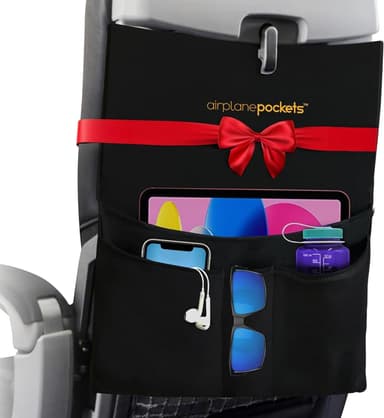 Airplane Pockets - Airplane Accessories - Plane Travel Essentials - Travel Organizer - Seat Storage Organizer - Air Travel Essentials - Seatback Organizer - International Travel Accessories Must-Haves