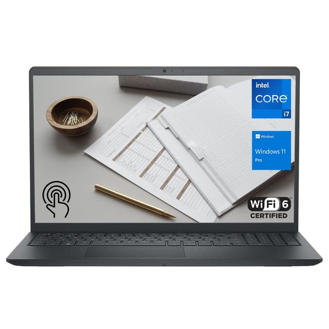 DELL 13th Generation Business Inspiron 15 3530 Laptop, 15.6" FHD Touchscreen, Intel Core i7-1355U, 64GB RAM, 2TB SSD, Webcam, HDMI, Wi-Fi 6, Windows 11 Pro, Black
