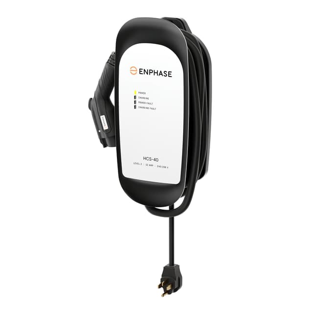 32 Amp Plug-in Level 2 EV Charger for Home, Enphase HCS-40 (Formerly ClipperCreek), NEMA 14-50, 5-Year Warranty, 25 ft Cable, J1772 Connector, up to 31 Miles of Range per Hour
