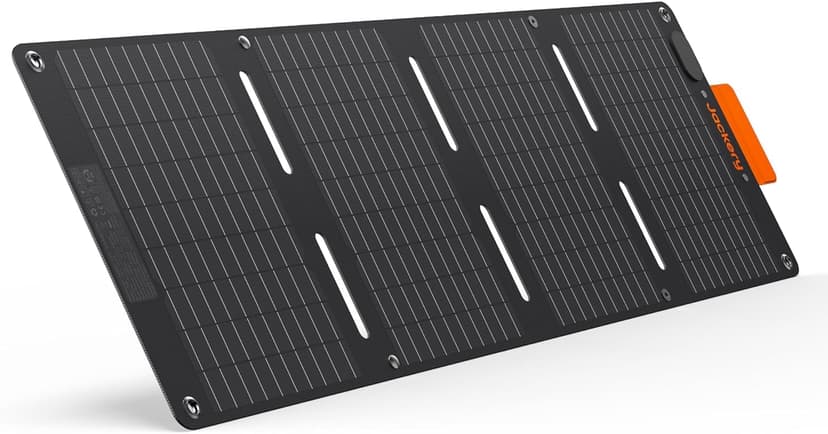 Jackery SolarSaga 40W Mini Solar Panel,Portable Solar Panels with USB-C & USB-A Ports,Book-Sized Foldable Solar Charger for Phones,Compatible with Jackery E300Plus, IP68 Waterproof for Hiking&Camping