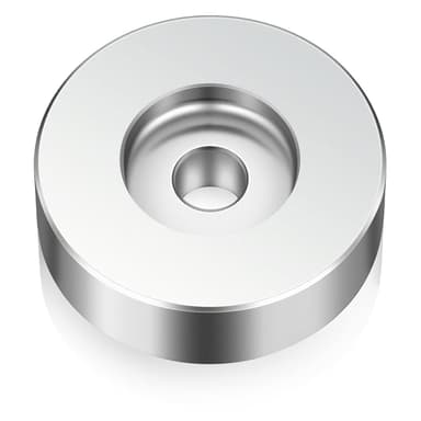 45 Record Adapter for Turntable RPM Record Player for 7 Inch Vinyl Players Turntables Solid Aluminum Dome(Silver)