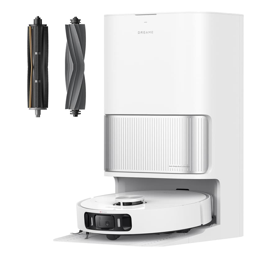 DREAME L40s Ultra AE Robot Vacuum and Mop Combo, 19,000Pa Suction, Self Emptying Dust Box, Flexible Mop & 167℉ Self Cleaning Washboard, Diverse Brush Selection, All-in-One Station, Auto Refill