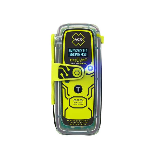 ACR ResQLink View RLS - SOS Personal Locator Beacon - Digital Display, Return Link Service, GPS Global Coverage to Alert Search and Rescue - Outdoor Emergency, Ideal for Hiking Hunting Boating Fishing