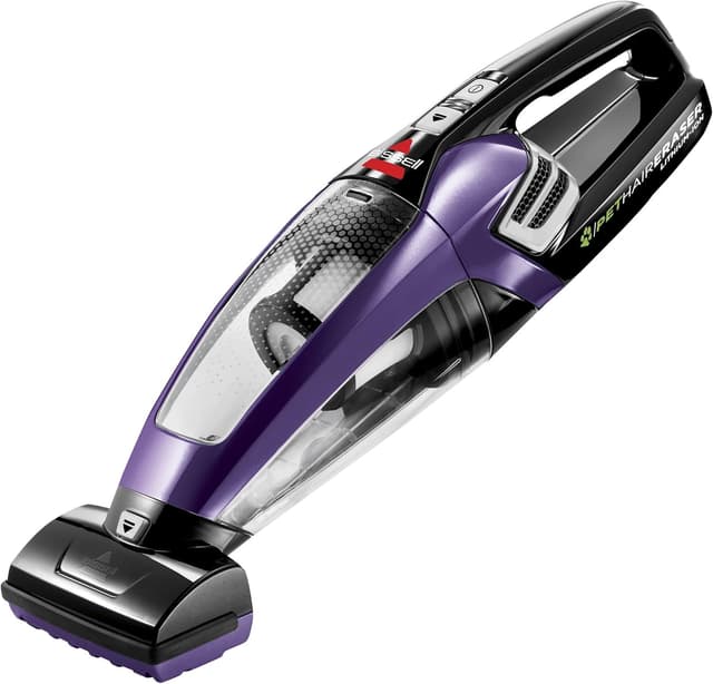 Bissell Pet Hair Eraser Cordless Hand Vacuum, Lithium Ion, Home, Auto, and Pet Vacuum, Easy-Empty Dirt Bin, Upholstery Tool, Brush Tool, and Crevice Tool Included, 2390A