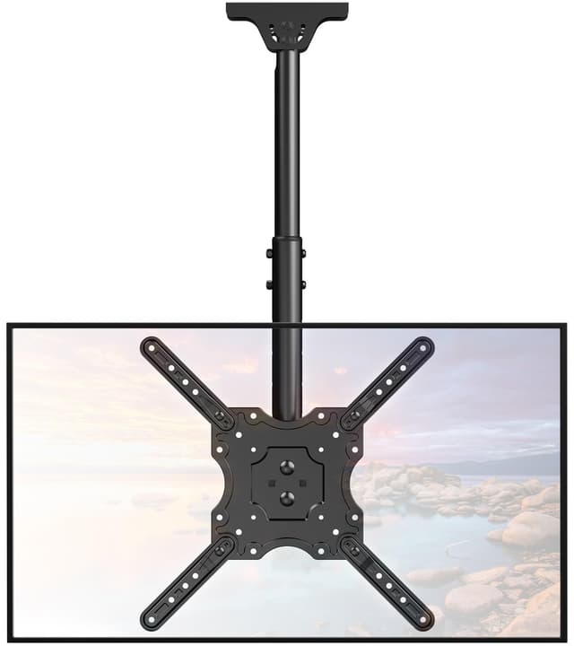 ELIVED Ceiling TV Mount Fits Most 26-65 Inch LED, LCD OLED Flat Screen TVs, Full Motion Height Adjustable, Swivel and Tilt TV Bracket, Max VESA 400x400mm, Holds up to 99 lbs. YD3015