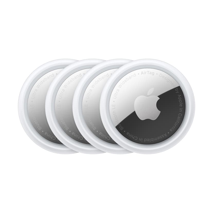 Apple AirTag (1st Generation) - 4 Pack. Keep Track of and find Your Keys, Wallet, Luggage, Backpack, and More. Simple one-tap Set up with iPhone or iPad, Bluetooth