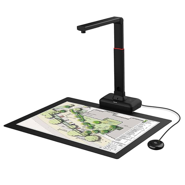 VIISAN Large Format Book & Document Scanner, Capture Size A2/A3, 26MP USB Document Camera with Auto-Flatten, Fingerprint Removal Technologies, Multi-Language OCR, Compatible with Windows & macOS