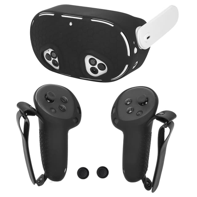 Controller Grips for Meta Quest 3S+ VR Headset Shell for Quest 3s,Non-Slip Thumbstick Covers -VR Accessory Sets