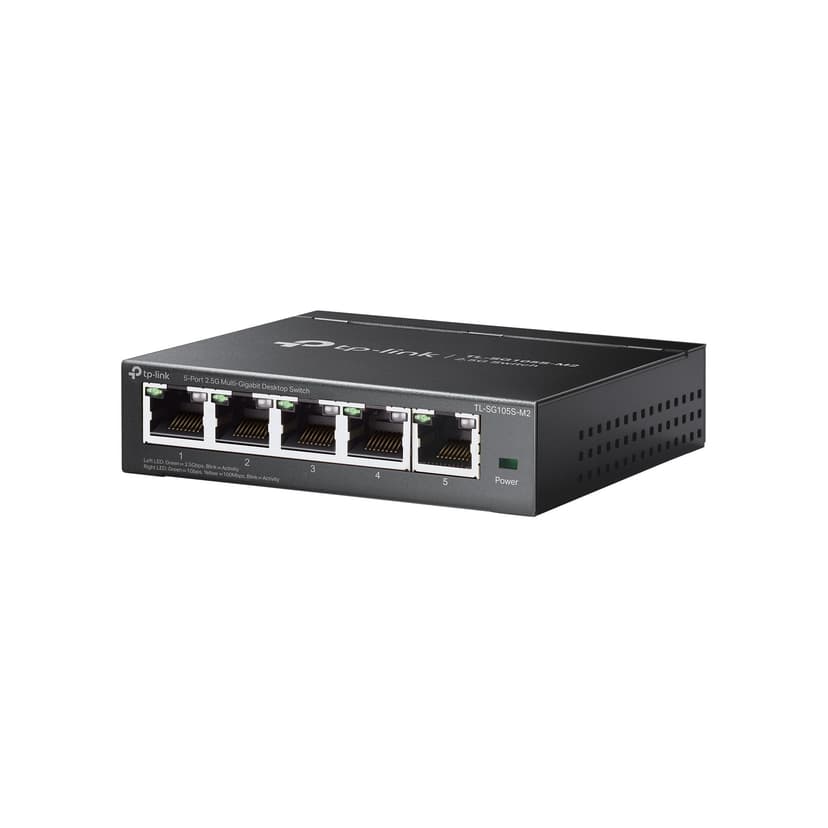 TP-Link TL-SG105S-M2 | 5-Port Multi-Gigabit 2.5G Ethernet Switch | Unmanaged Network Switch | Ethernet Splitter | Plug & Play | Desktop/Wall Mount | Silent Operation