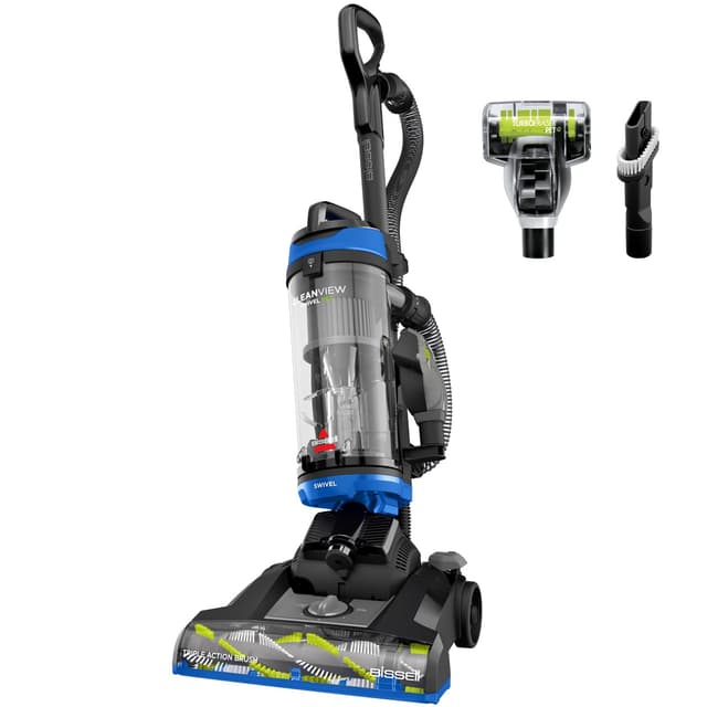 Bissell CleanView Swivel Vacuum with Triple Action Brush Roll, Swivel Steering, Extension Wand, Easy-Empty Dirt Tank, Multi-Cyclonic Suction System, New 2024 Model