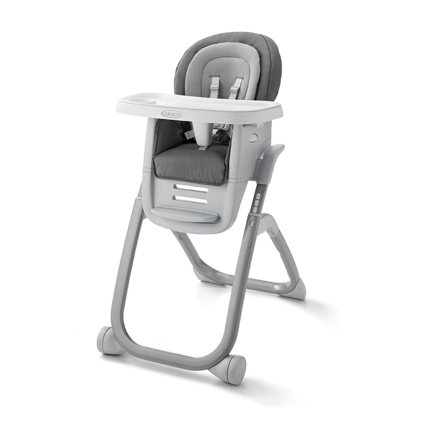Graco DuoDiner DLX 6-in-1 Convertible High Chair, Infant to Toddler Booster & Youth Stool, Adjustable Height & Recline, Easy Clean Tray Insert, Arlo