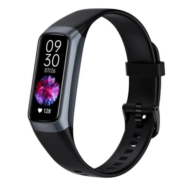 Fitness Tracker with Heart Rate/Blood Oxygen/Sleep Monitor, 20+ Sports Modes Smart Watches for Women/Men, Activity & Step Tracker Smart Watch for Android/iOS Phones (Dark Black)