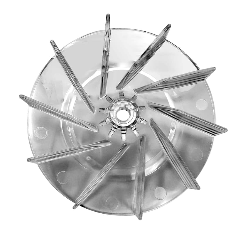 HASMX Plastic Impeller Fan Replacement for Eureka Sanitaire Upright Vac, Fits Models SC886 SC887 Vacuum Lexan Fan Clear (1-Pack)