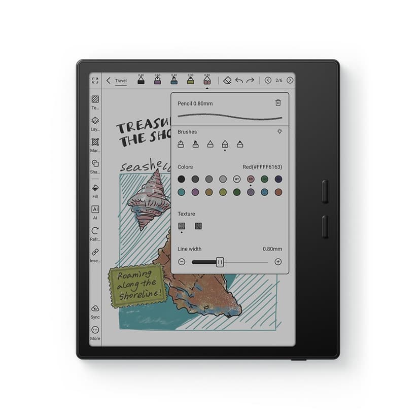 BOOX Tablet Go Color 7 Gen II E Ink Tablet 4G 64G Support Active Stylus InkSense (Black)