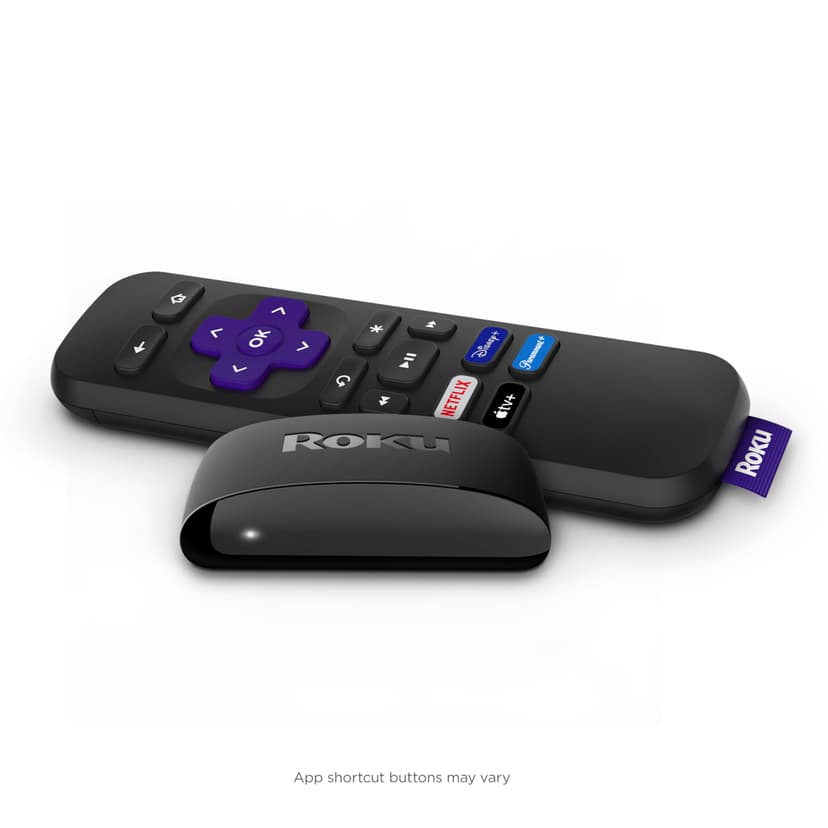 Roku Express HD Streaming Media Player, Black (Renewed)
