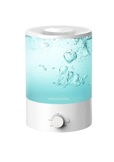 MegaWise Topfill 7-colour Night light humidifier for Kid bedroom with 3.5L Large Capacity, No leakage Design Fine Mist Output Auto Shutoff, Essential Oil Safe Tank
