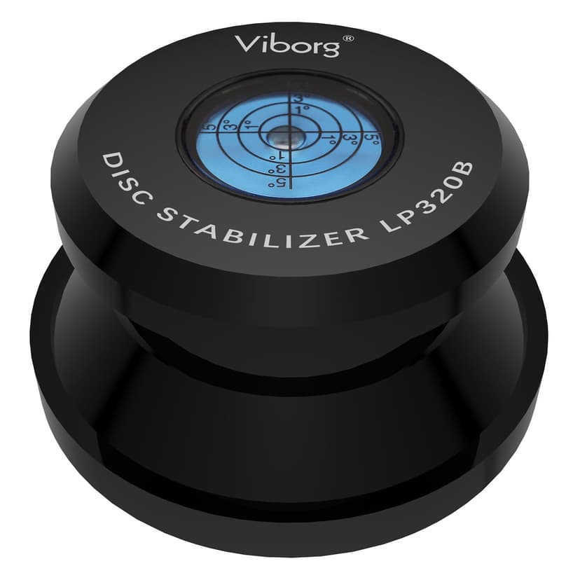 Viborg LP320B Record Weight Turntable Disc Stabilizer 77x41mm 11.3oz Aluminum LP Phono Record Puck Turntable Level for Vinyl Record Player, Turntables, Phonograph
