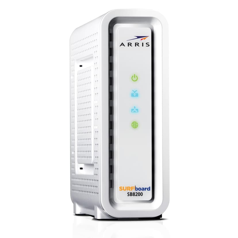 ARRIS (SB8200-RB) - Cable Modem - Fast DOCSIS 3.1 32x8 Gigabit Cable Modem , Approved for Comcast Xfinity, Cox, Charter Spectrum, & more | 1 Gbps Max Internet Speed, 4 OFDM Channels - Renewed