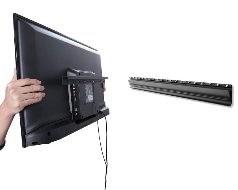 AENTGIU Studless TV Wall Mount, Heavy Duty Drywall TV Bracket Hanger for 26-55 inch Flat Screen TVs, No Stud, NO Drill, No Anchors, Easy Install with All Hardware Included