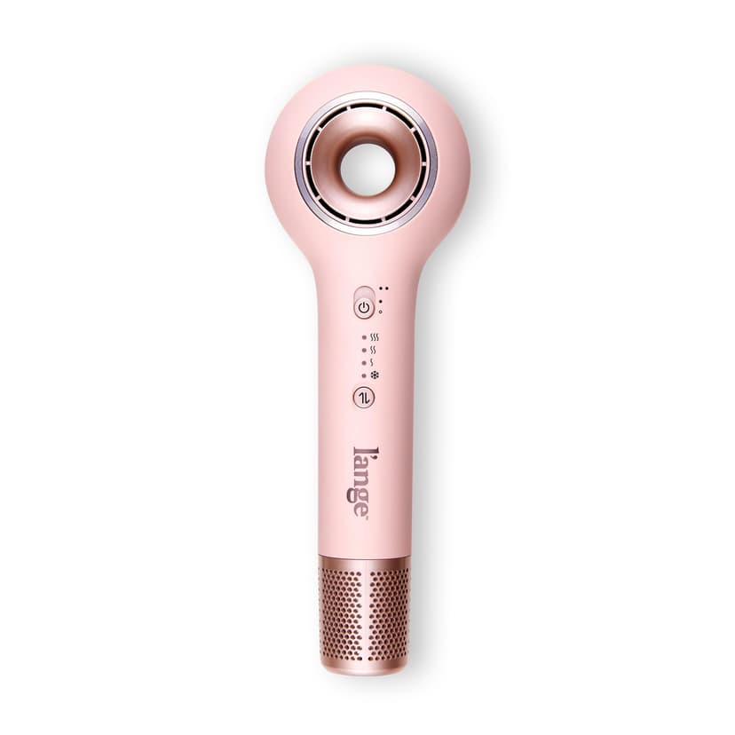 L'ANGE Hair Axia HaloRing Hair Dryer | Fast-Drying Ionic Blow Dryer for Smooth, Frizz-Free Finish | Professional High-Speed Brushless Motor with 4 Heat Settings (Blush)