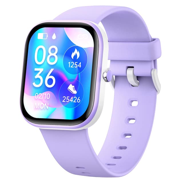 Nyonio Smart Kids Watch with Fitness Tracker No Phone/APP Needed,19 Sport Mode,1.5" DIY Dial,IP68 Waterproof,Sleep Monitor,Pedometers,Heart Rate,Great Birthday Gift for Boys Girls Teens 6-14 year Olds