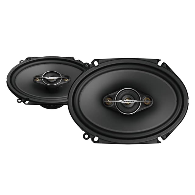 PIONEER A-Series Standard TS-A6881F 6β x 8β 4-Way Speakers (Pair) β 350W Max, Balanced Sound + Smooth Treble, Enhanced Bass, Great Stock Replacement