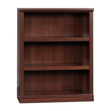 Sauder Miscellaneous Storage 3-Shelf Bookcase/ Book shelf, Select Cherry finish
