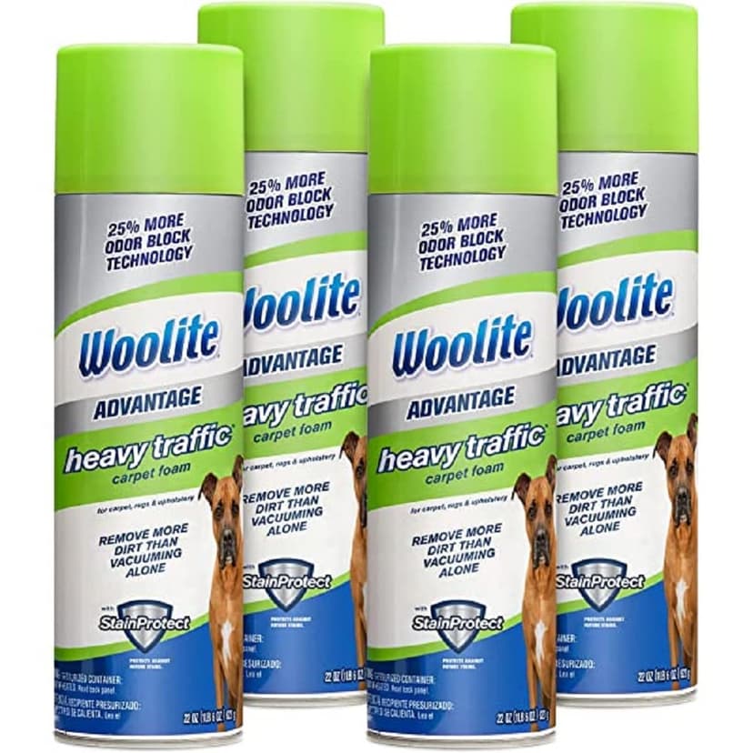 Bissell Woolite Advantage Heavy Traffic Carpet Foam 4 Pack, 3320
