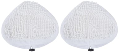 Dirt Devil Shaggy Steam Mop Replacement Pads, Pack of 2, White, For Sealed Hard Floors like Laminate, Tile, Hardwoods and More, Mopping Pad Replacement for Use with Dirt Devil Steam Mop