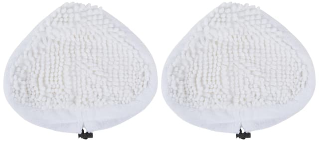 Dirt Devil Shaggy Steam Mop Replacement Pads, Pack of 2, White, For Sealed Hard Floors like Laminate, Tile, Hardwoods and More, Mopping Pad Replacement for Use with Dirt Devil Steam Mop