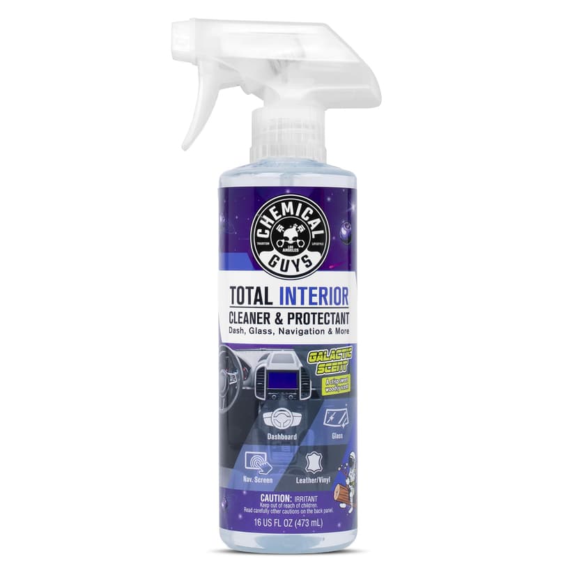 Chemical Guys Total Interior Cleaner & Protectant - (16 oz) All-in-One Car Interior Cleaner for Dash, Seats, Carpet, Glass, Vinyl, Leather, and Plastic - Galactic Scent