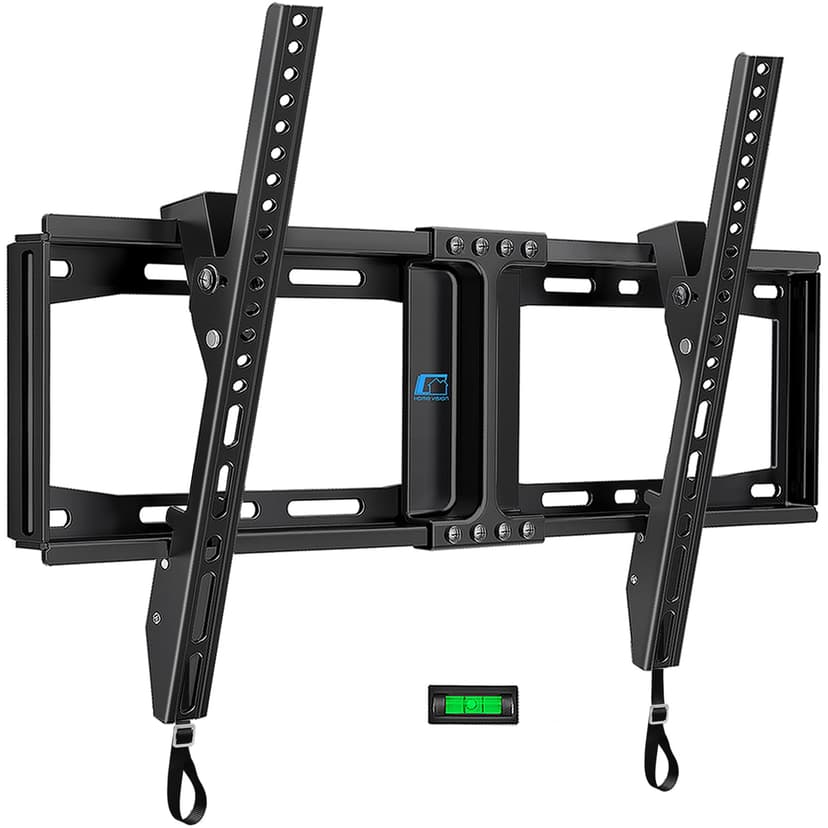 HOME VISION Heavy Duty Tilt TV Wall Mount Bracket for 32-86 Inch Flat/Curved TVs, 165Lbs Capacity, Max VESA 600x400mm, Fits 12/16/24 Inch Studs, Low Profile, Universal, HV9601