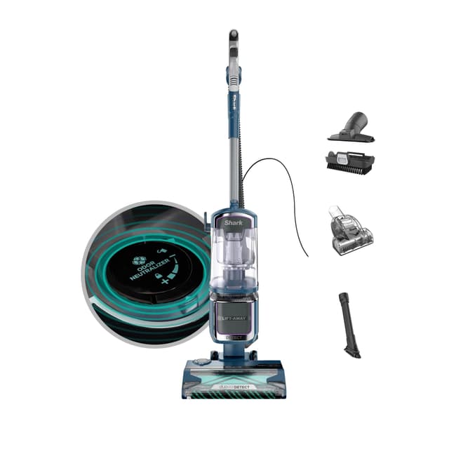 Shark Detect Performance Lift-Away Advanced Upright Vacuum with DuoClean, Odor Neutralizer Technology, Anti-Allergen Technology, Direction Detect, LED Headlights, 3 Cleaning Tools (Renewed)