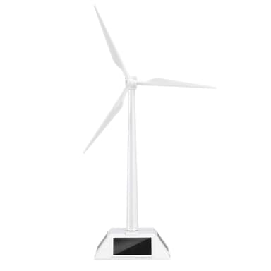Yiluren DIY Solar Powered Windmill Model Desk Home Decor Craft Science Kits Toy Education Gift