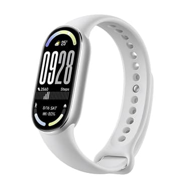 XIAOMI Mi Smart Watch Band 10, 5ATM Waterproof Fitness Step Tracker Sports Digital Smart Watch Health Band for Men Women, 1.72" AMOLED Display, 150+ Sports Modes (Glacier Silver)