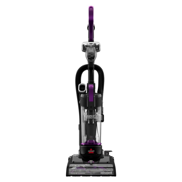 Bissell CleanView Compact Turbo Upright Vacuum with Quick Release Wand, Full Size Power, Compact Size for Apartments & Dorms, 3437F