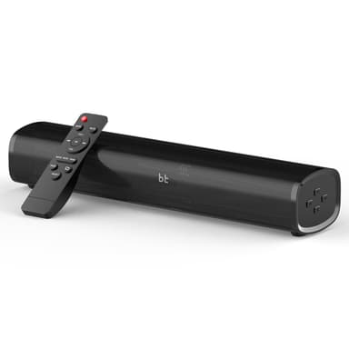 HDMI Sound Bar Smart TV, Home Theater Surround Sound Bars, TV Speakers Sounds Bar Bluetooth HDMI AUX OPT COAX USB Home Audio Surrounds Sounds System For PC Projector Game News/Music/Movie, Black