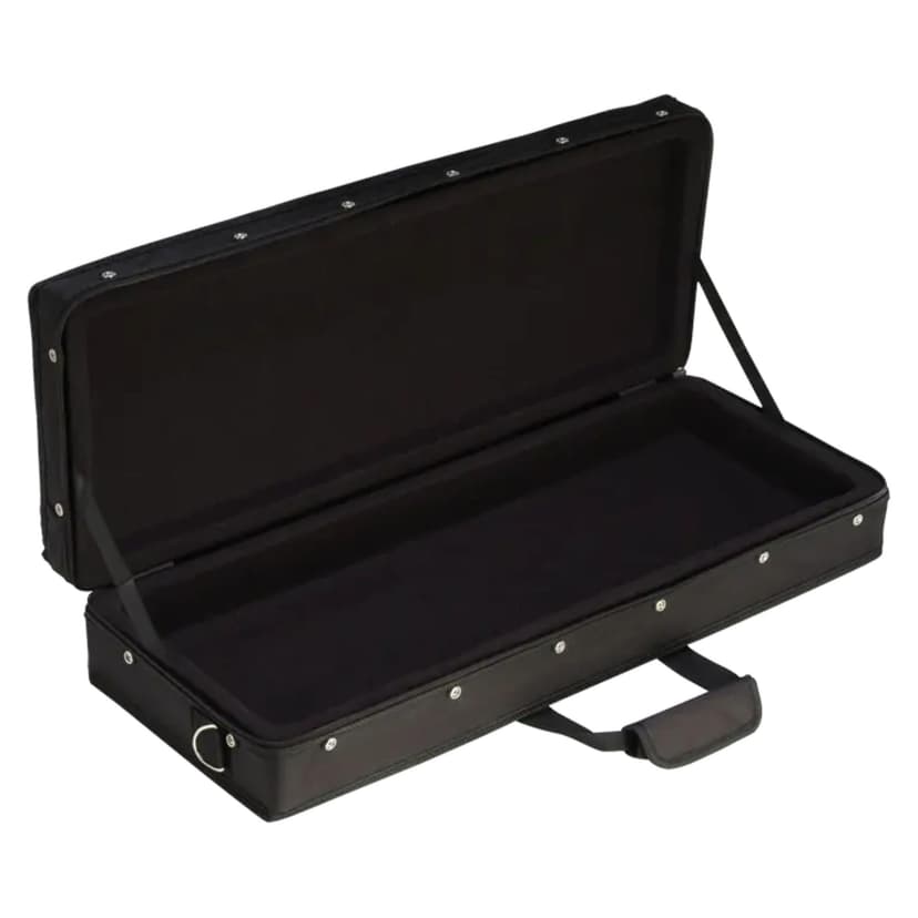 SKB 27”x 9” Foot Controller Soft Case Padded Bag, Rigid Foam Frame, Shoulder Strap and Double Zippers for DJ Controllers & Small MIDI Keyboards, Black