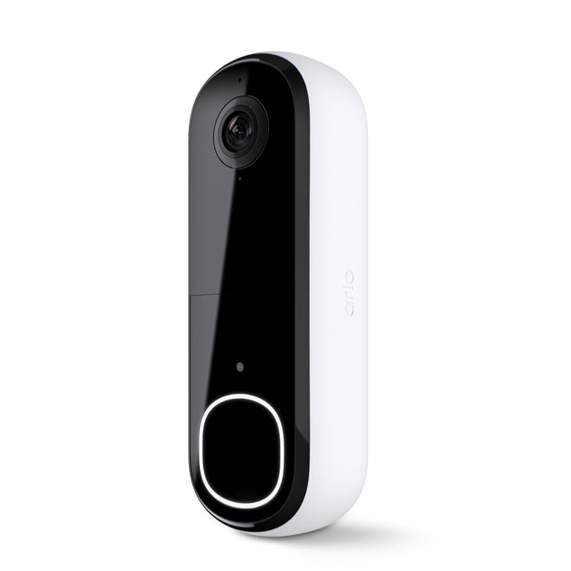 Arlo Video Doorbell 2K (2nd Gen, Latest Release), Wireless or Wired Option, 2-Way Audio, Night Vision, Head to Toe Video View, Package Detection, Person & Vehicle Recognition, 1-Month Secure Plan