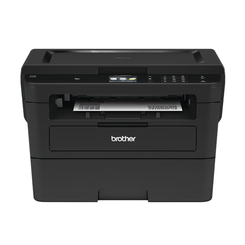 Brother Compact Monochrome Laser Printer, HLL2395DW, Flatbed Copy & Scan, Wireless Printing, NFC, Includes 4 Month Refresh Subscription Trial and Amazon Dash Replenishment Ready,Black