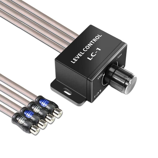 Recoil LC1 Universal RCA Level Controller Car Audio Amplifier Gian Level Bass Boost Volume Control Knob