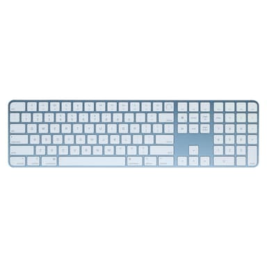 Apple Magic Keyboard with Touch ID and Numeric Keypad Silicon - Blue (QWERTY English) (Renewed)