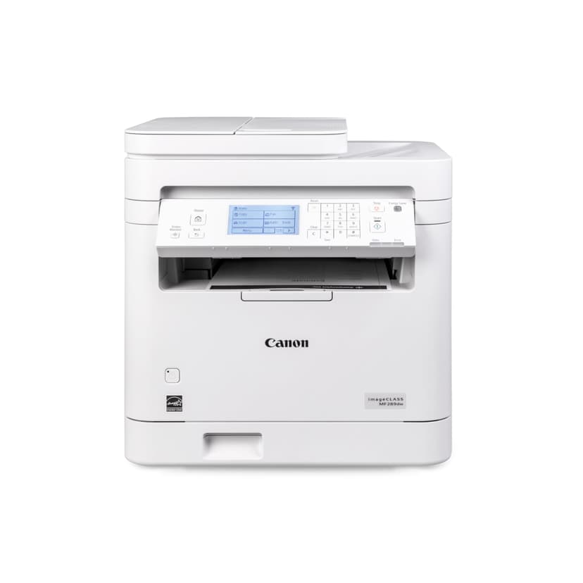 Canon imageCLASS MF289dw - Monochrome, Duplex, Wireless Laser Printer, All-in-One Print, Copy, Scan, Fax, Auto Document Feeder, 1 Year Limited Warranty, 35 PPM, White