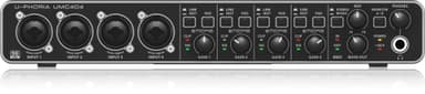 Behringer UMC404HD Audiophile 4x4, 24-Bit/192 Khz USB Audio/MIDI Interface with Midas Mic Preamplifiers | For Recording Microphones and Instruments