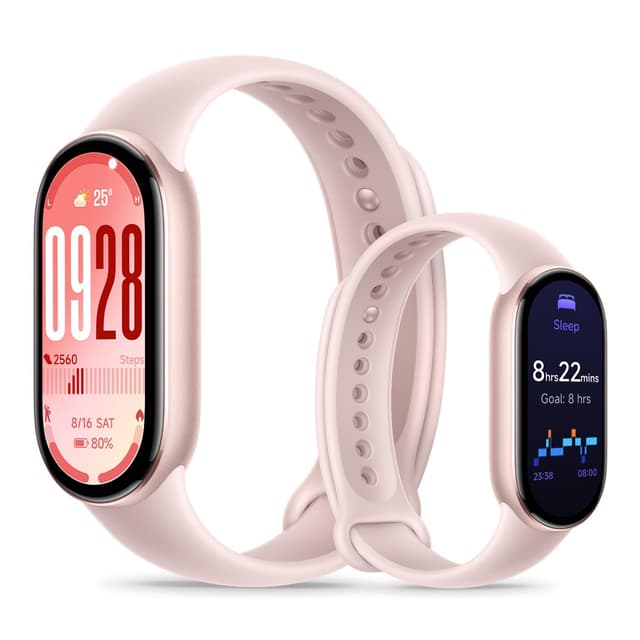 XIAOMI Mi Smart Band 10 (2025) Global Version - 1.72" AMOLED Display | 21 Days Battery Life | Touchscreen, Multi-Sport Tracker, Activity Tracker, Heart Rate Monitor | BT5.4 - (Mystic Rose)