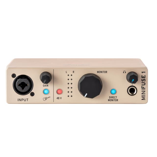 Arturia MiniFuse USB-C Audio Interface (Champagne, MiniFuse 1)