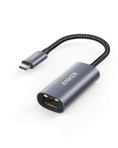Anker USB C to Ethernet Adapter, Portable USB C Type-C 1-Gigabit Network Hub, 10/100/1000 Mbps,Network Adapter for MacBook Pro, iPad Pro 2019/2018, ChromeBook, XPS, Galaxy S9/S8, and More
