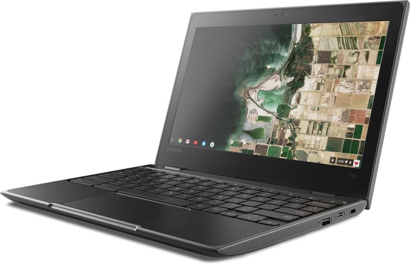 Lenovo 100e 81ER000BUS 11.6" HD Chromebook, Intel Dual-Core Celeron N3350 1.1 GHz up to 2.4 GHz, 4GB RAM, 16GB SSD, Bluetooth, USB Type C, 802.11ac, Webcam, Chrome OS (Renewed)