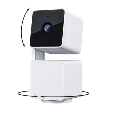 WYZE Cam Pan v3, Indoor/Outdoor IP65-Rated 1080p Pan/Tilt/Zoom Wi-Fi Smart Home Security Camera with Color Night Vision, 2-Way Audio, Compatible with Alexa & Google Assistant, Free Expert Setup